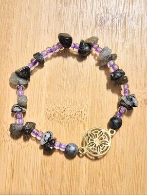 Handmade Labradorite Gemstone Bracelet